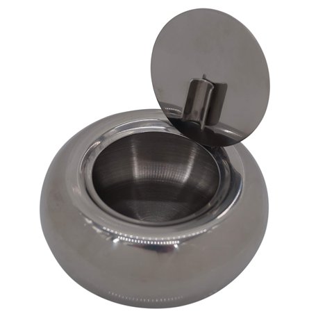 GERMANUS Cendrier d'extérieur en acier inoxydable massif pour terrasse