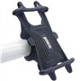 scozzi Support Téléphone Velo Moto Silicone Guidon VTT Smartphone Universel p.e. Compatible avec Samsung S24 S23 S22 S21 S20 A55