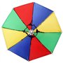 Hatstar Chapeau de protection solaire amusant | Chapeau de parasol pliable | Chapeau de parapluie | Protection solaire pour adul