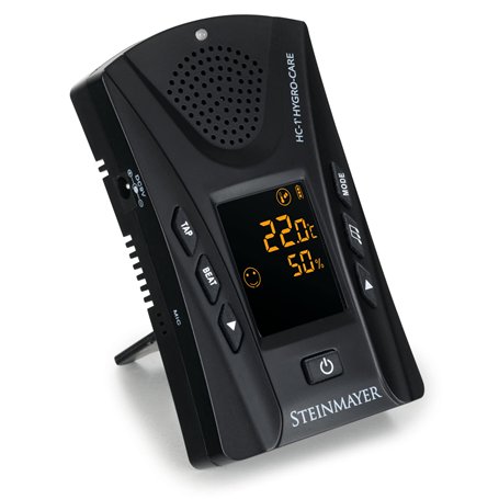 Steinmayer HC-1 Hygro-Care Hygromètre numérique avec tuner et métronome pour les musiciens - Thermomètre intérieur moniteur humi