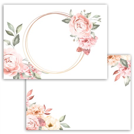 Klasse - Lot de 20 cartes postales vierges avec motif à personnaliser soi-même