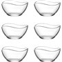 EISIA Lot de 6 saladiers en verre 310 ml