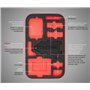 TOMcase sac à dos "Travel Edition" pour DJI Air 3 Fly More Combo, DJI RC 2 ou contrôleur standard et de nombreux accessoires