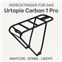 Urtopia Carbon 1 Pro Porte-bagages arrière de vélo solide en aluminium Idéal pour sacoches et paniers de vélo Convient parfaitem