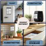 WUNI Accessoires Airfryer - Guide magnétique avec température, durée et quantité - Livre de cuisine allemand Airfyer - Accessoir