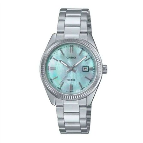 Montre Homme Casio LADY DATE - AQUA GREEN Argenté