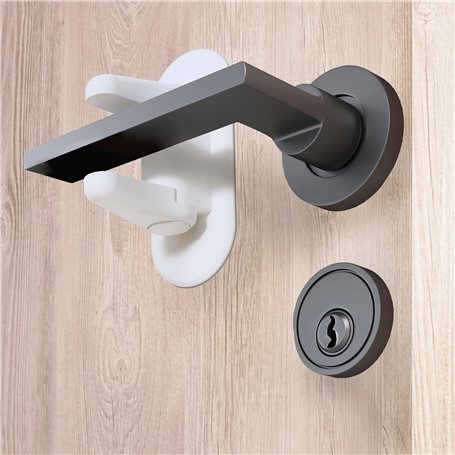 Moonybaby 2 Pièces Verrou de levier de porte à l'épreuve des enfants