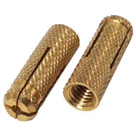 SKIR'CO Lot de 100 chevilles en laiton M5 x 20 mm