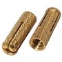 SKIR'CO Lot de 100 chevilles en laiton M5 x 20 mm