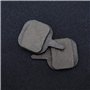 OTOTEC 2 Paires Plaquettes de Frein à Disque Vélo en Résine Semi-métallique Épaisseur 4mm Compatible pour Vélo de Montagne Tektr