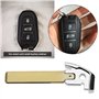 OTOTEC Petite Lame de Clé Intelligente de Voiture HU83 Clé de Voiture Vierge Compatible avec Peugeot Compatible avec Citroën Acc