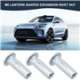 OTOTEC Lot de 10 écrous à Rivet Aveugle Expansibles M6 de Type Lanterne pour Vélo Moto Automobile Industrie Du Meuble 6 X 27 Mm 