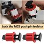 EMSea 5 Pièces Verrouillage du Dispositif de Disjoncteur MCB Verrouillage de l'interrupteur de Disjoncteur de Qualité Industriel