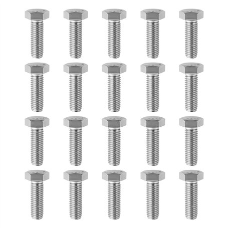 EMSea Lot de 20 Boulons Hexagonaux M10 X 30 mm en Acier Inoxydable A2 304 pour Montage de Modules PV Crochets de Toit Et Assembl