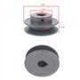 EMSea 1PC Poulie à Rainure Unique Ak2558 Poulie 5/8" ID Ouverture 2,55" OD pour Poulie en V Ak2558 pour Compresseurs Moteurs Sci