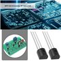 EMSea Lot de 20pcs Amplificateurs RF à Canal N MPF102 TO-92 Transistor à Canal N Transistor à Effet de Champ MOS 20 MA