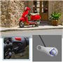 VGOL 2pcs Commutateur de Guidon de Moto en Acier Inoxydable Étanche Poignée de Moto Lumière LED Démarrage Kill Angle Commutateur