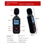 Lrtzizy Compteur de son numérique, Compteur sonore pour de classe Home Street, DB 30-130DBA pour mesurer le bruit, lecteur de dé