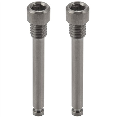 Yoiimiya Boulons en Titane pour Plaquette de Frein à Disque de Inserts de Goupille FiletéE Vis pour éTrier à Disque Hydraulique