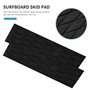 Giilayky Lot de 4 patins de traction pour planche de surf Eva Surfing Skimboard Tapis de traction antidérapant arrière pour plan