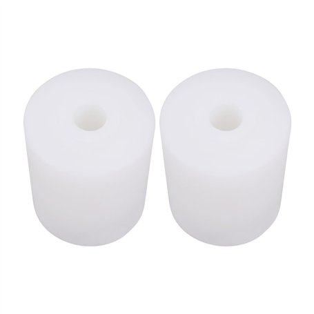 eMagTech Lot de 2 roulements à rouleaux en plastique sans roulement à billes - 40 x 50 mm - Ouverture de 10 mm - Applicable aux