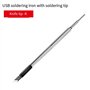 Comphic Lot de 3 pointes de fer à souder C210, pointe de fer à souder USB, pointe de fer à souder à batterie 5 V, accessoires de