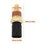 ECSiNG Capteur de Température du Liquide de Refroidissement Moteur 5149077AB Compatible avec Chrysler Compatible avec Dodge