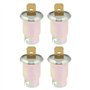 ECSiNG Lot de 4pcs Douilles pour Ampoule de Tableau de Bord pour Compteur de Vitesse Et Feu de Stationnement Compatible avec Jaw