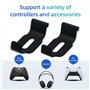 Mcbazel - Manette de jeu et support d'écouteurs pour PS5/Xbox Series X seulement sans vis/ sans bande adhésive - 2 pièces