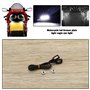 4pcs Moto Plaque d'Immatriculation Lumière 12V 3LED Universel Voiture Moto Plaque d'immatriculation Lampe Vis Boulon Lumière Mot