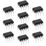 LT Easiyl 10 Pièces LF357N LF357 DIP8 Amplificateur Opérationnel Simple J-FET IC Opérationnel pour les Composants de Circuit de