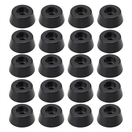 SG Store 20 Pièces Pieds en Caoutchouc pour Enceintes 17x8x16mm Ouverture 4