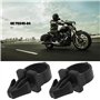 Briny River Lot de 10 Clips de Fixation pour Faisceau de Câbles de Tuyau Huile 70345-84 Compatible avec Harley-Davidson Les Moto