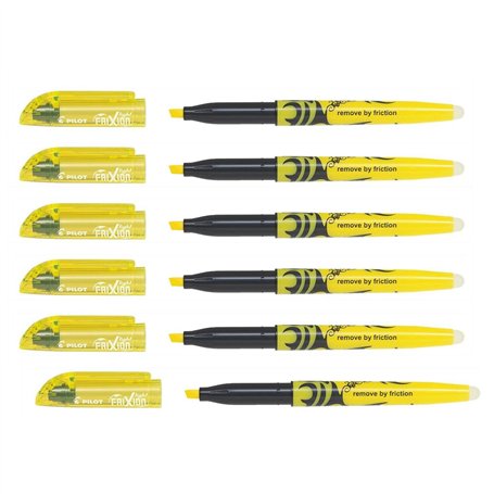 PILOT Lot de 6 Surligneurs effaçable FriXion light 3