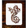 Pochoir Dragon Tribal 16