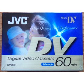 JVC Cassettes Mini DV 60 minutes