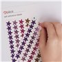 Autocollants Étoiles colorés Assortis, de Couleur métallisée Blick (90 Autocollants)