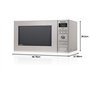 Panasonic NN-SD27 Comptoir Micro-ondes uniquement 23 L 1000 W Acier inoxydable