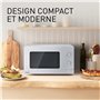 Panasonic NN-GM23QMEPG Four à Micro-Ondes Gril 20L avec Plateau en Verre et Grille Métallique, 800W, Grill 1000W, Décongélation,