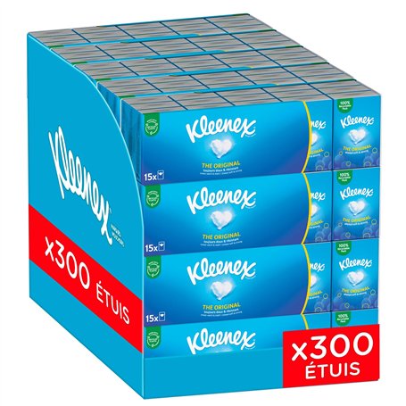 Mouchoirs Kleenex® Original Étuis Mini P15 (x20)