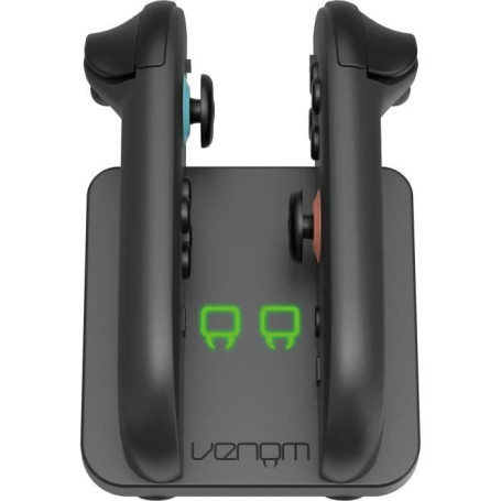 Station de charge double - VENOM - Pour Joy-Con Nintendo Switch 2 - Noir