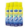Scholl Fresh Step Lot de 4 sprays anti-odeurs pour chaussures jusqu'à 24 heures de fraîcheur 150 ml