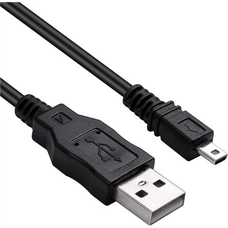 UC-E6 USB pour Panasonic Lumix DMC-TZ30 Dragontrading®