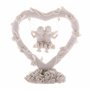 Puckator CHE75 Figurine Anges Amoureux sur Balançoire, Blanc