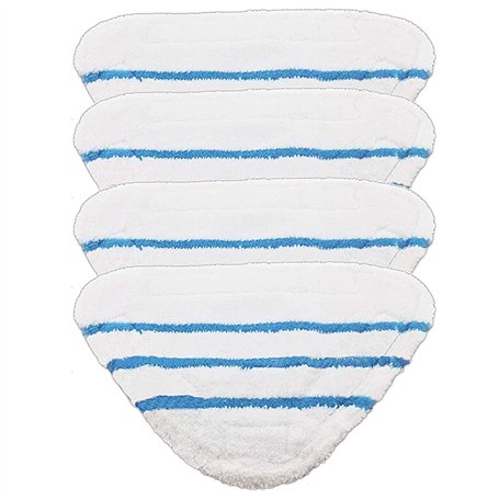 SPARES2GO Housse Lavable Coussinets compatible avec Beldray 5-en-1 9-en-1 Nettoyeur Vapeur Balai (Lot de 4)