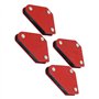 Dapetz 4 Pièces Mini Magnétique Aimant Flèches 10lb Soudeur Soudure Support Soudure