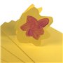Papier cartonné A4 pour imprimante, jaune doré - 160 g/m² 40 feuilles - Carton de couleur - Pour la confection, l'impression, la