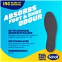 Scholl Odour Buster Paire de semelles anti-odeurs avec technologie Active Charcoal Neutraliser les odeurs – Idéales pour les bas