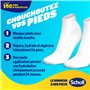Scholl Routine Beauté Pieds - Coffret comprenant un masque pour pieds nourrissant au miel de manuka, un râpe anti-callosités tec
