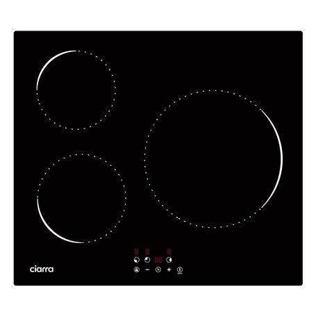 Ciarra CABBIH3-C Plaque à Induction Encastrable 59 cm